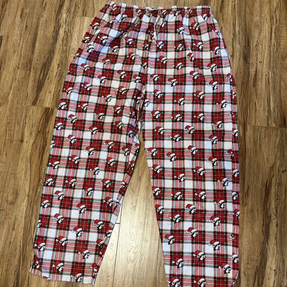 Buc-ee’s Flannel Pajama Pants Christmas 2X Red Holiday Sleep